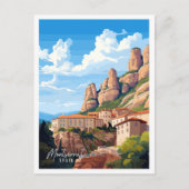 Montserrat Spanien Kunstzeitalter Postkarte (Vorderseite)