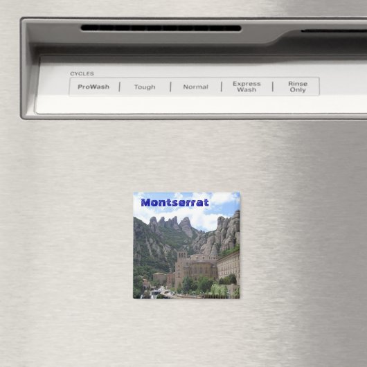 Montserrat Spanien Magnet (In Situ (Geschirrspüler))
