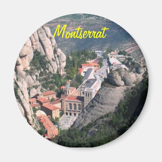 Montserrat Spanien Magnet (Vorne)