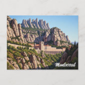 Montserrat Spanien Postkarte (Vorderseite)