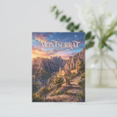 Montserrat Spanien Postkarte (Stehend Vorderseite)