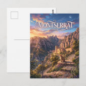 Montserrat Spanien Postkarte (Vorne/Hinten)