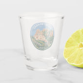 Montserrat Spanien Schnapsglas (Rückseite)