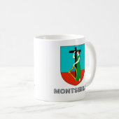 Montserratian Emblem Kaffeetasse (VorderseiteRechts)
