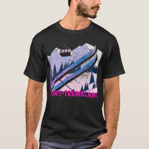 MontTremblant Ski im Vintage-Stil MontTremblant Sk T-Shirt
