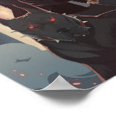 Monty, Simon & Peaches Poster (Ecke)