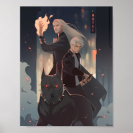 Monty, Simon & Peaches Poster