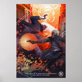 Monty & Simon Poster - Kunst von Galen Dara