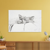 Monty sleepy leinwanddruck (Insitu (Wohnzimmer))