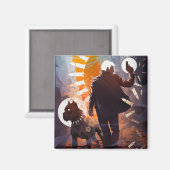 Monty & Strong - Galen Dara - Peaches Simon Magnet (Vorderseite/Rückseite)