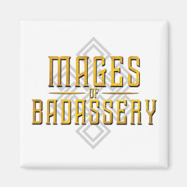 Monty & Strong - Magazine of Badassery magnet (wei