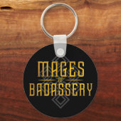 Monty & Strong - Magier des Badassery-Schlüsselanh Schlüsselanhänger (Vorderseite)