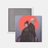 Monty & Strong - Mona Finden Kunst - Simon & Michi Magnet (Vorderseite/Rückseite)