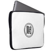 Monty & Strong - Neopren Laptop Schlauch 35 cm Laptopschutzhülle (Vorne Rechts)