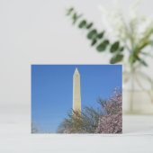 Monument Cherry Blossom Festival Postkarte (Stehend Vorderseite)