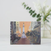 Monument Circle - Indianapolis, Indiana Postkarte (Stehend Vorderseite)