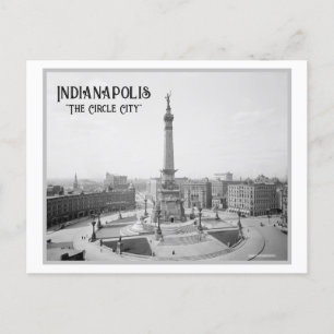 Monument Circle, Indianapolis Postkarte