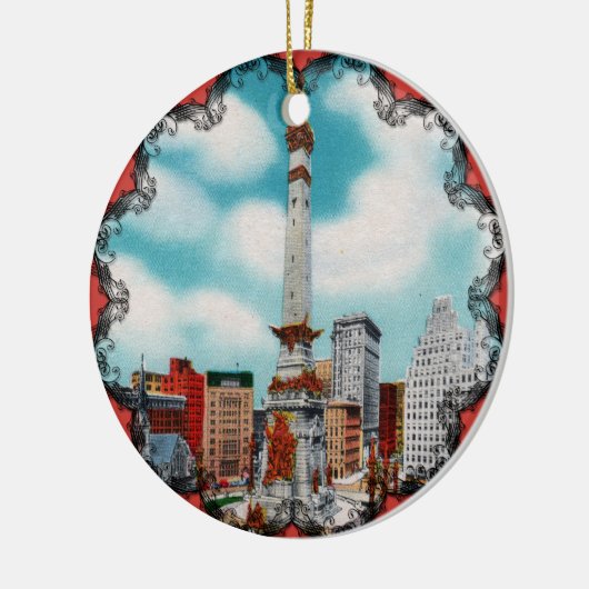 Monument Circle Viktorianisch Ornament (Links)