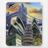 Monument-Collage Mousepad (Vorne)