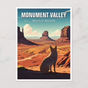 Monument Coyote Valle Navajo Nation Souvenir Postkarte