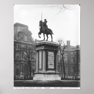 Monument dedicated to General Lafayette Poster