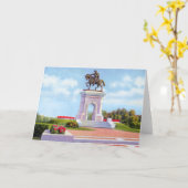 Monument Houstons Texas Sam Houston Karte (Gelbe Blume)