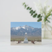 Monument Manzanar Postkarte (Stehend Vorderseite)