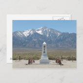 Monument Manzanar Postkarte (Vorne/Hinten)