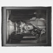 Monument Mignard von François Boucher Fleecedecke (Vorderseite (Horizontal))