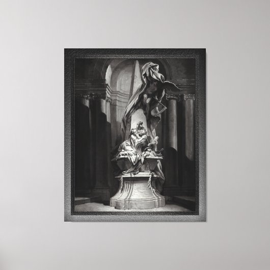 Monument Mignard von François Boucher Leinwanddruck (Vorderseite)