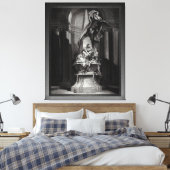 Monument Mignard von François Boucher Leinwanddruck (Insitu (Schlafzimmer))