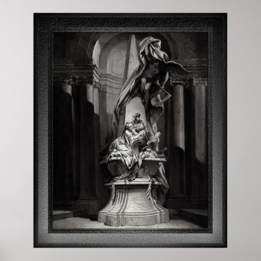 Monument Mignard von François Boucher Poster (Vorne)