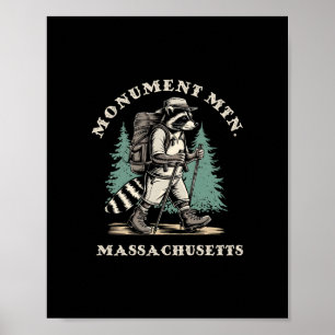 Monument Mountain Massachusetts Wanderweg Waschbär Poster