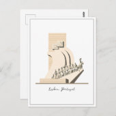 Monument of the Discoverys Postkarte (Vorne/Hinten)