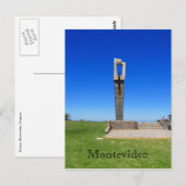Monument pocitos rambla postkarte (Vorne/Hinten)