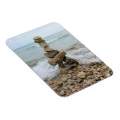 Monument Rock Pillar - Insel Mackinac, Michigan Magnet (Rechte Seite)