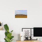 Monument Rocks in Western Kansas Poster (Heimbüro)