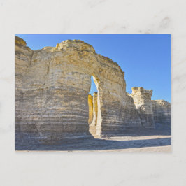 Monument Rocks Key Hole Arch, Kansas Postkarte