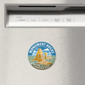Monument Rocks USA Magnet (In Situ (Geschirrspüler))