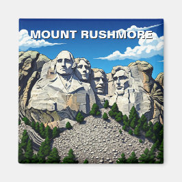 Monument Rushmore National Monument Travel Magnet