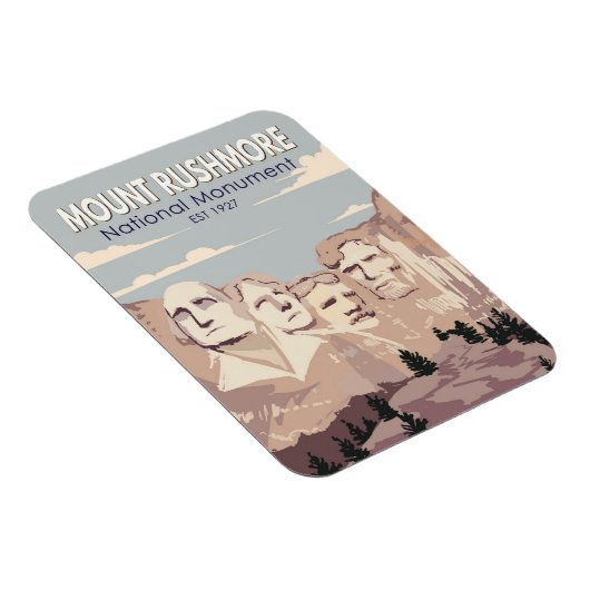 Monument Rushmore Nationalparkprojekt des Süd-Dako Magnet (Rechte Seite)
