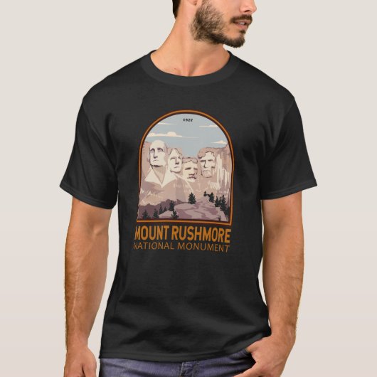 Monument Rushmore Nationalparkprojekt des Süd-Dako T-Shirt (Vorderseite)
