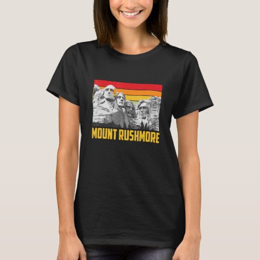 Monument Rushmore Von Süddakota T-Shirt (Vorderseite)