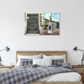 Monument Square und Erwin Historisches Museum Leinwanddruck (Insitu (Schlafzimmer))