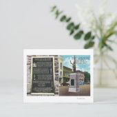 Monument Square und Erwin Historisches Museum Postkarte (Stehend Vorderseite)