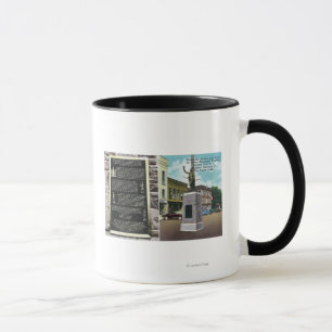 Monument Square und Erwin Historisches Museum Tasse