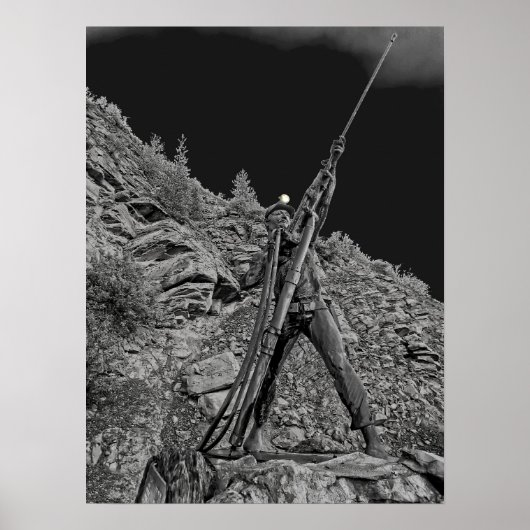 Monument Sunshine Mine Fire - Idaho Staat Poster (Vorne)