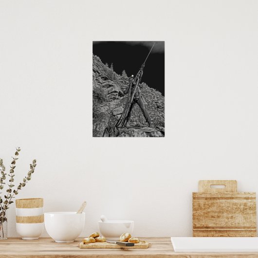 Monument Sunshine Mine Fire - Idaho Staat Poster (Küche)