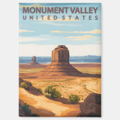 Monument Tal Arizona Magnet (Vorderseite)