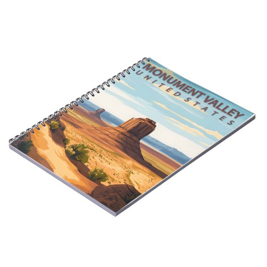 Monument Tal Arizona Notizblock (Linke Seite)